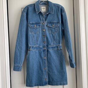 Abercrombie and fitch denim mini dress